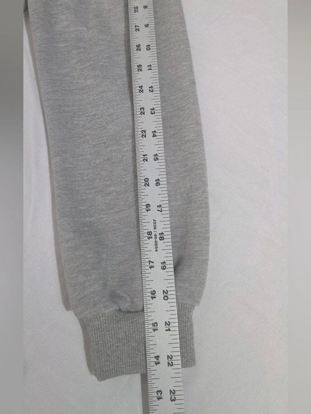 Lumiere Womens Size Large Gray Twist-Knot Front Long Sleeve Top
